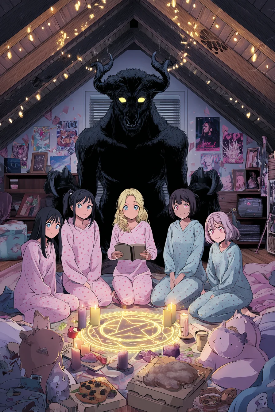 Demon At Sleep Over Party